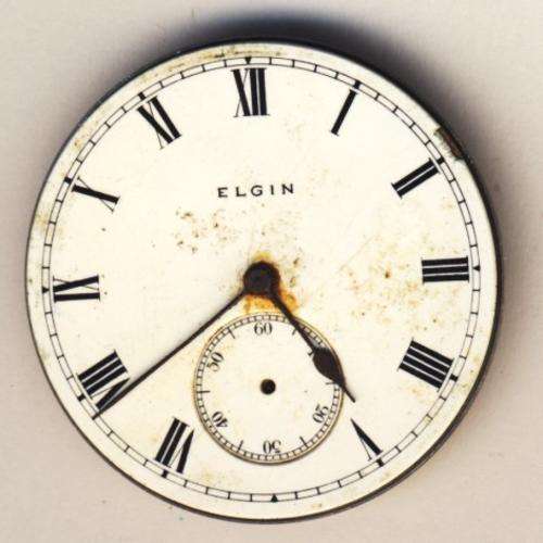 Movement for Elgin pocket watch as per scan