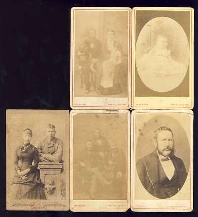 5 Antique photo of people in King Williams Town Circa 1900 - as per scan