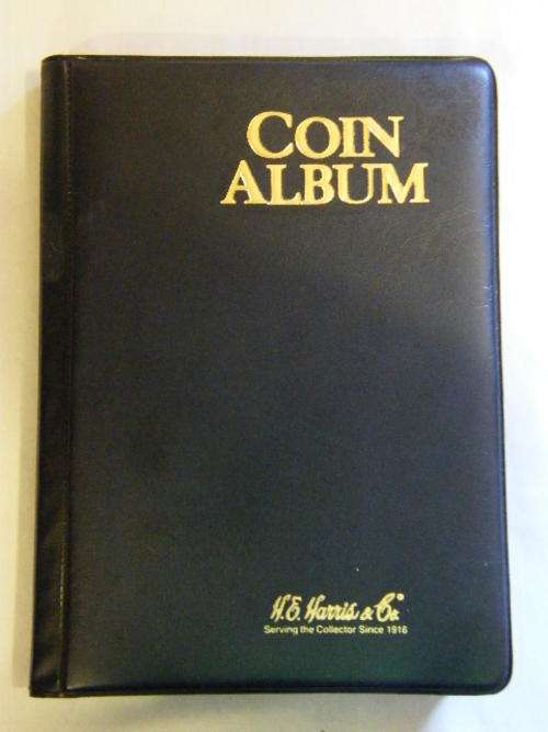 Coin Album with place of 60 coins in 2 x 2 coin holders as per photo