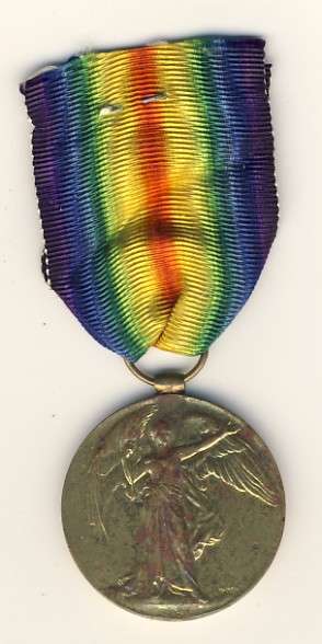 R MARCUS V.A.D. - Victory medal - as per scan