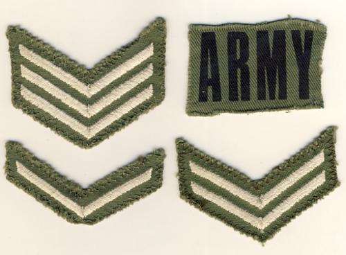 Rhodesian Army - Set of Insignia ranks @@@ Crazy R1 Start