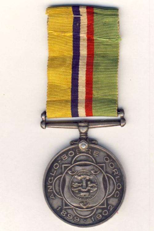 Anglo Boer War medal to Burger PA Booysen - as per scan