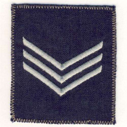 Rhodesian Air Force Sergeant chevron - cloth