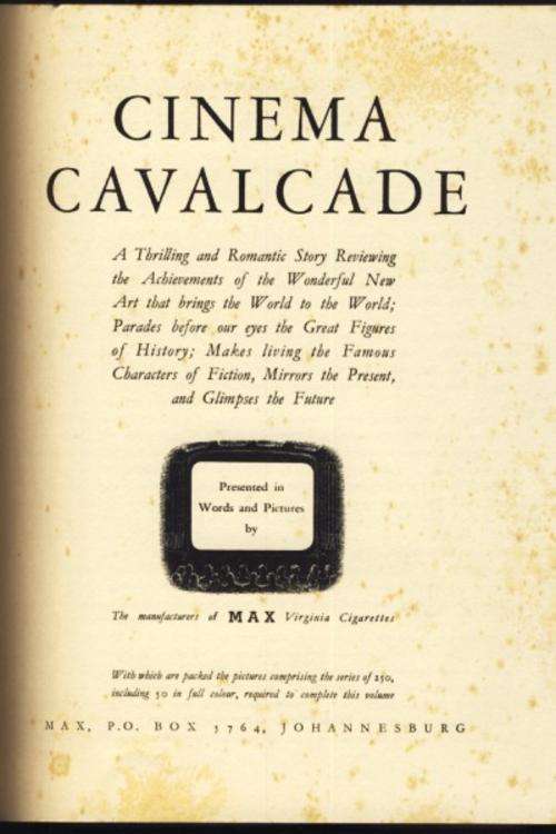 Cinema Cavalcade volumes 1 and 2 unused