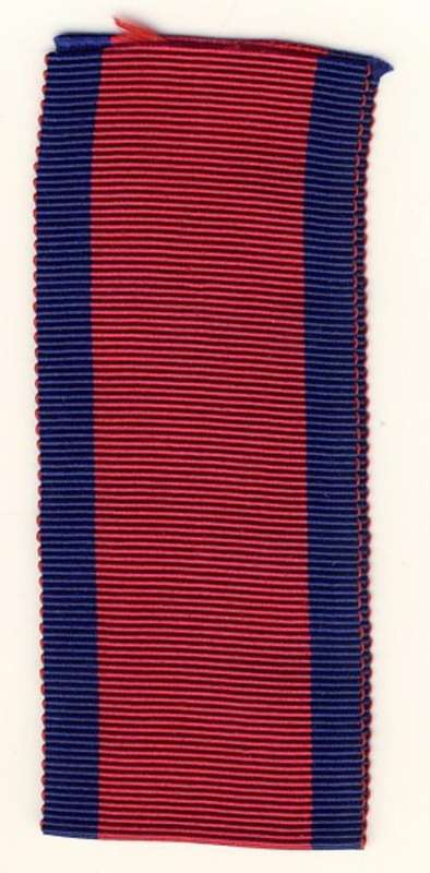 1847 Military General Service Medal ribbon - 6 inches - as per scan