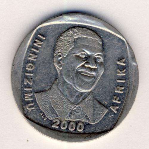 2000 Mandela smiling coin as per scan a