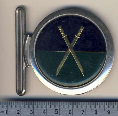 SA Infantry School belt buckle - as per scan