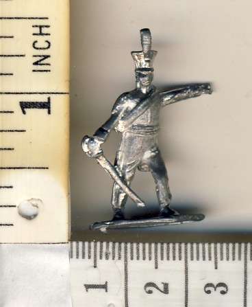 White metal Officer with sword - @ CRAZY R1 start