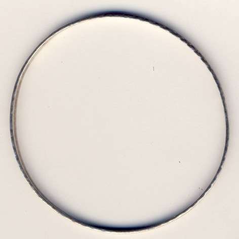 Silver bangle - vintage - as per scan