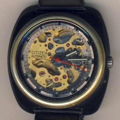 TOP ITEM Citizen Automatic see through watch - 25 jewels - working - @@@ Crazy R1 Start