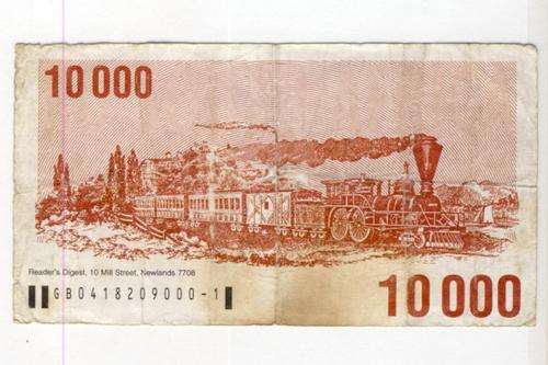 10000 Readers Digest Rands token note as per scan