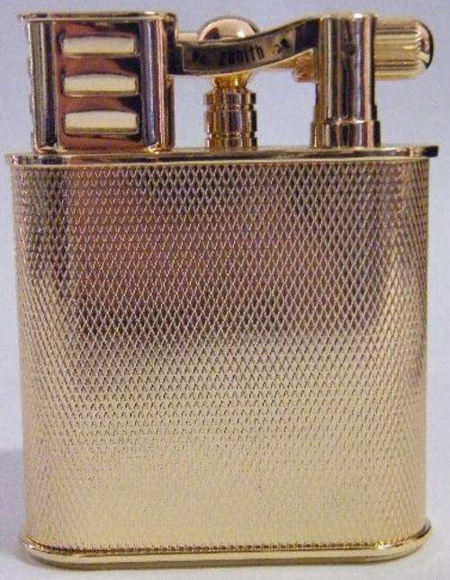 Zenith - Gas / Flint Table lighter - 78mm x 62mm x 24mm - as per scan