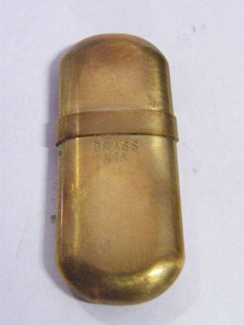 Brass No. 5 -Fuel Flint pocket lighter -6 x 2cm - as per scan