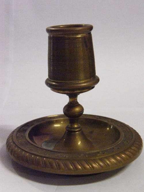 Antique match striker/holder and ashtray - 12 x 12cm - as per scan