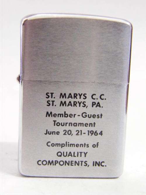 1964 Zippo St Mary's - Fuel Flint pocket lighter - 5 x 3cm - @@@ Crazy R1 Start