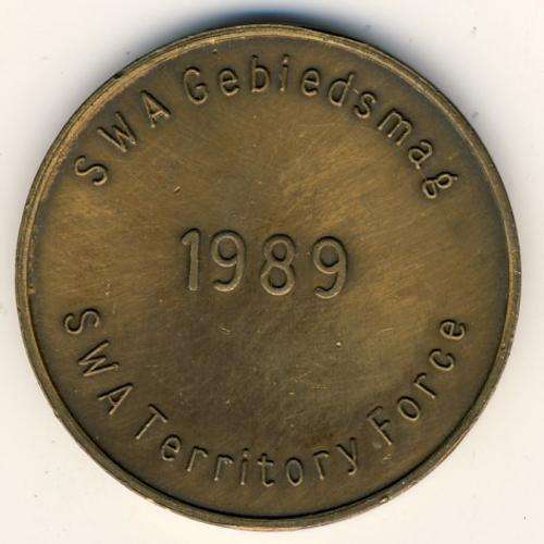 SWA Gebiedsmag 1989 Medal - as per scan