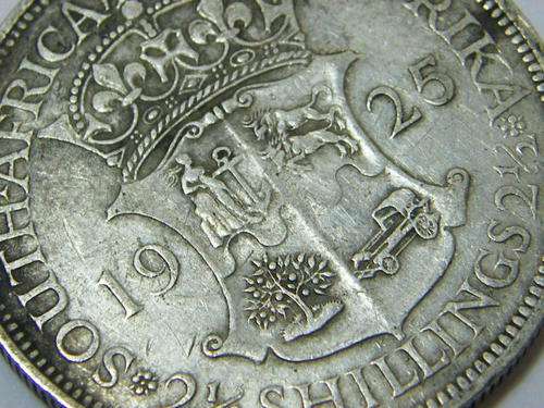 1925 SAU half crown F+ - as per photo