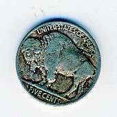 Buffalo Nickel 1923 plus extra buffalo nickel