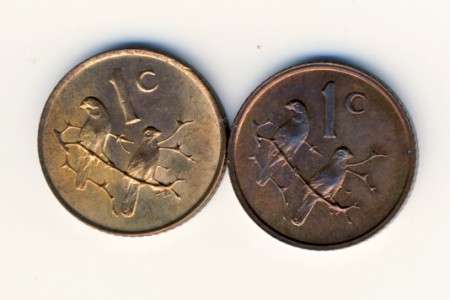 Set of English 1 cents - 1965 Proof and 1965 UNC Very Scarce