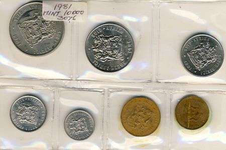 Uncirculated set 1981