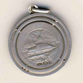 Lovely St Christopher pendant - very old piece