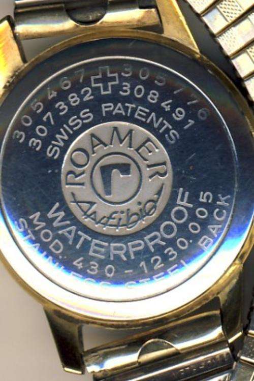Roamer Anfibio swiss watch - working