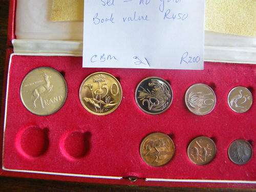 RSA 1975 Long proof set - no gold Book value R450