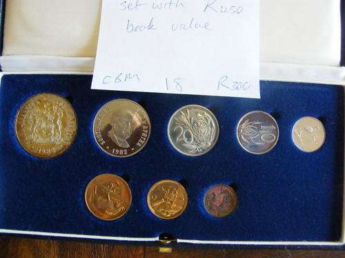 RSA 1982 Short proof set with R450 book value
