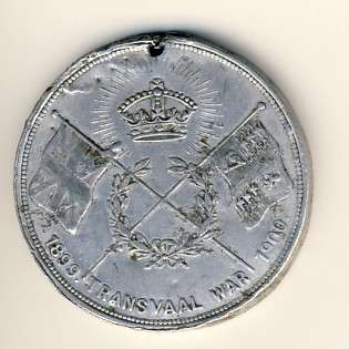 Boer War Lord Robert Transvaal War medallion 1899 - 1900
