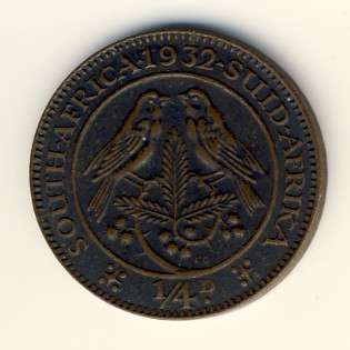 SAU 1932 farthing extra fine
