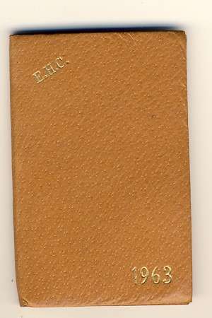 1963 diary - The surrey lightweight diary unused @ CRAZY R1 start