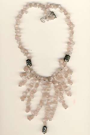 Rose Quartz necklace as per scan