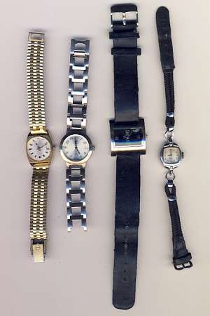 Lot of 10 watches as per scan - not working Including, Rotary, Lanco, Cyma,Union special ect .