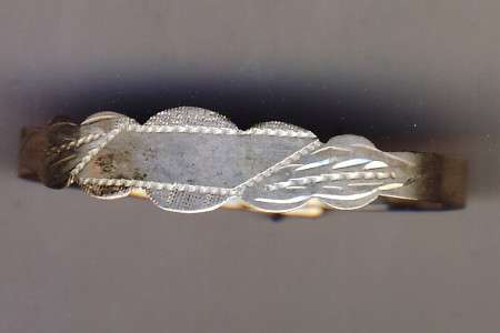 Silver bracelets for babies / children as per scan
