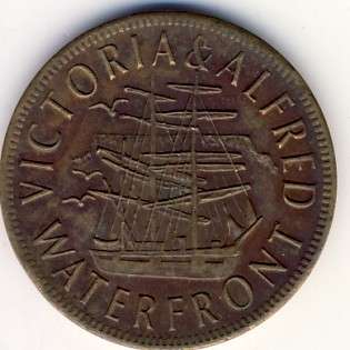 Victoria Alfred Waterfront penny token