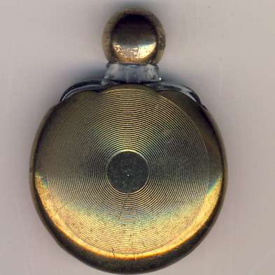 Perfume bottle with brass plate casing - as per scan