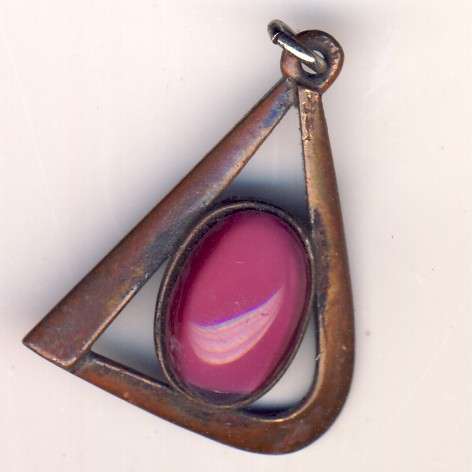 Copper pendant - as per scan