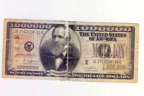 $1000000 token / advertising note as per scan