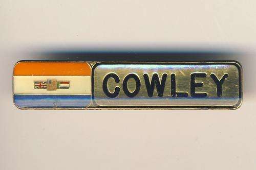 SADF nametag with old SA flag - Cowley