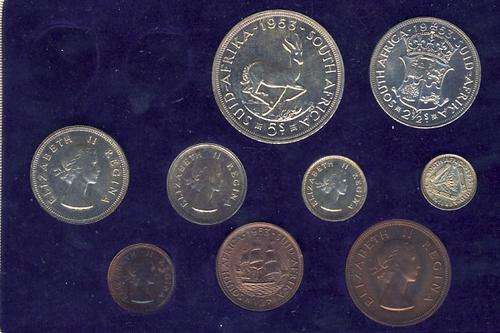 RSA 1953 Short proof set in long proof box - Book value R1672