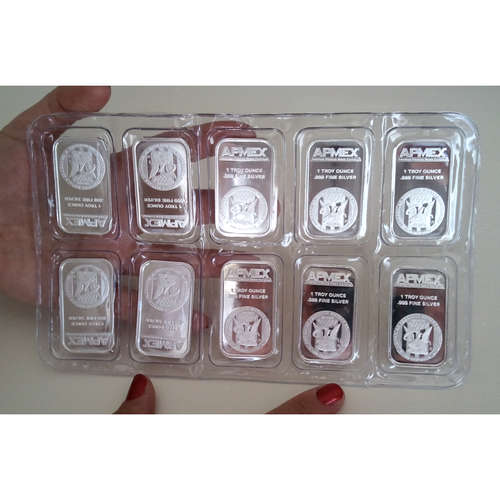 1oz APMEX Silver Bars x 10