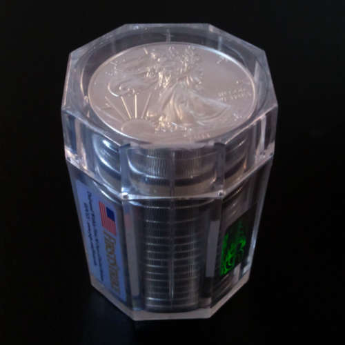 2011 Silver Eagles x 20 ( 20 Coin Sealed PCGS Tube )