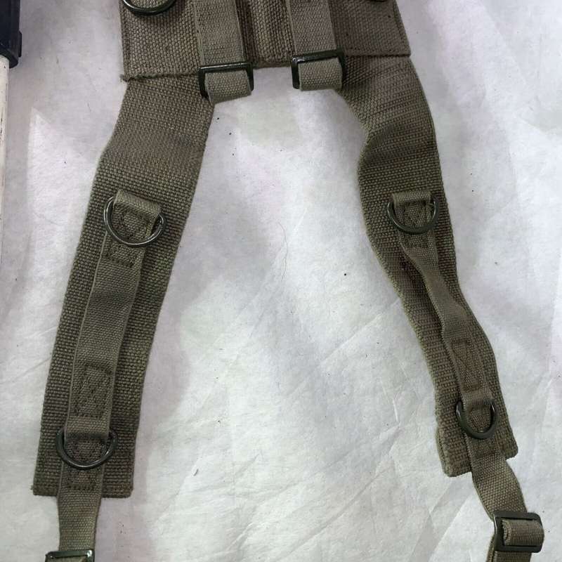 1991 South African SADF Pattern 70 Rucksack Web Gear Kidney Pouches Belt Suspenders
