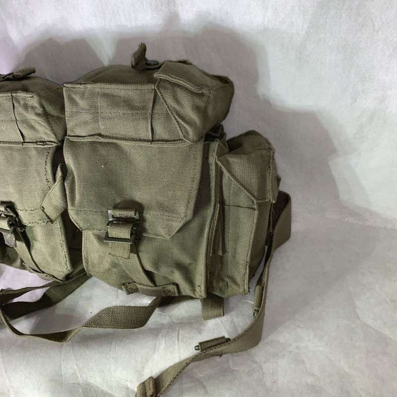 1991 South African SADF Pattern 70 Rucksack Web Gear Kidney Pouches Belt Suspenders