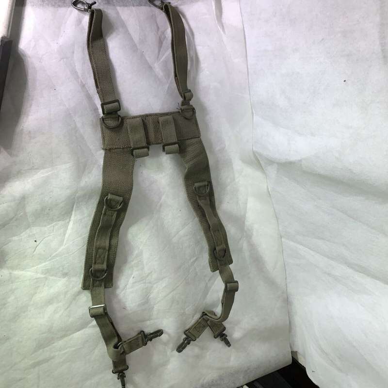 1991 South African SADF Pattern 70 Rucksack Web Gear Kidney Pouches Belt Suspenders