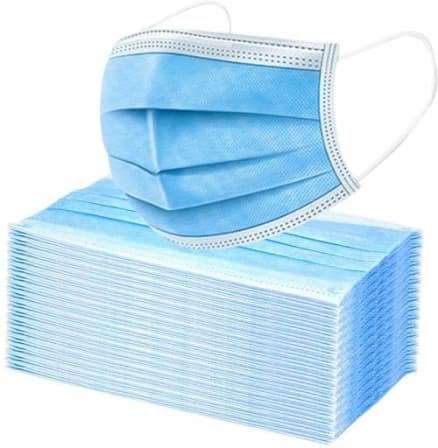 Face masks 3 Ply 50 Pack