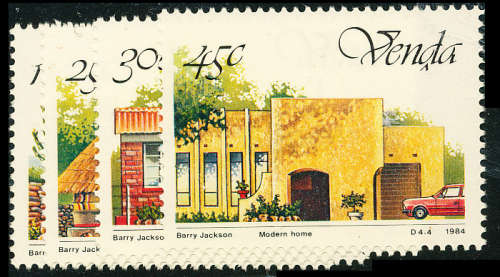 Venda - 1984 - 5th Anniv of Independence - set of 4 - mint unhinged . SACC 100-103 .