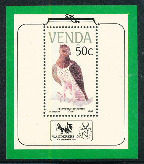 Venda - 1989 - Endangered Birds - m/sheet mint unhinged . SACC 195a .