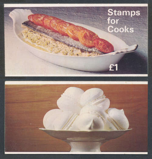 Great Britain Stamp Booklets - 1969 - Stamps for Cooks - £1 booklet unexploded . SG ZP1a .