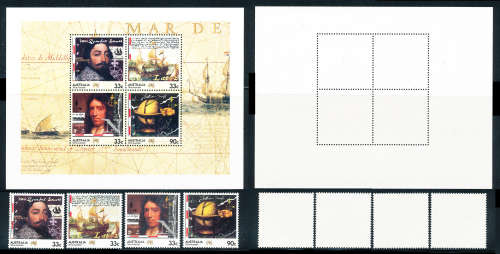Australia - 1985 - Bicentenary (2nd Issue) set of 4, m/sheet mint unhinged . SG 972-976 .